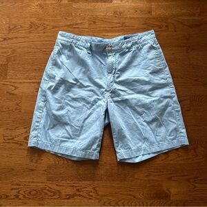 Vineyard Vines Mens Shorts 33 Chino Pockets Classic Flat Front Light Blue Pastel